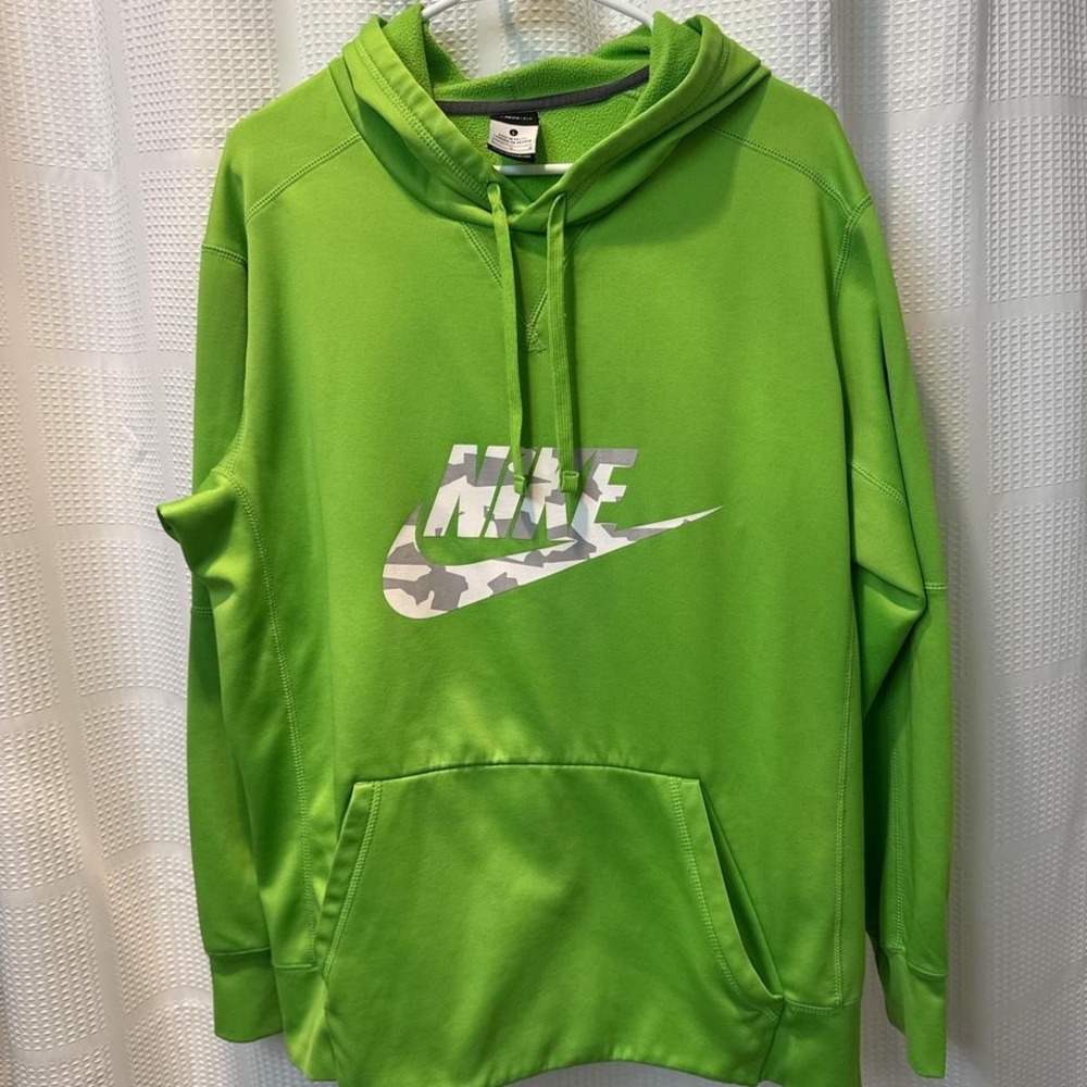 Nike men's fleece camo swoosh hoodie